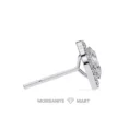 Moissanite Diamond GRA Certified Earrings Tops Studs for Women (3)