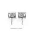 Moissanite Diamond GRA Certified Earrings Tops Studs for Women (4)