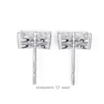 Moissanite Diamond GRA Certified Earrings Tops Studs for Women (4)