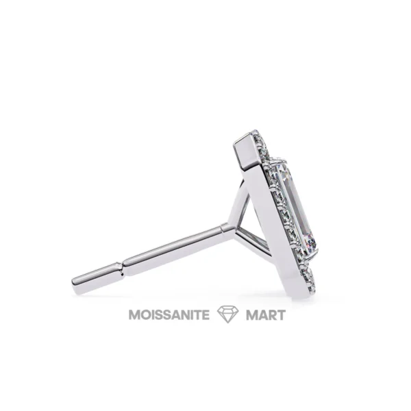 Moissanite Diamond GRA Certified Earrings Tops Studs for Women (4)