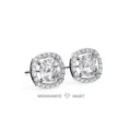 Moissanite Diamond GRA Certified Earrings Tops Studs for Women (4)