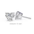 Moissanite Diamond GRA Certified Earrings Tops Studs for Women (4)