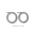 Moissanite Diamond GRA Certified Earrings Tops Studs for Women (4)