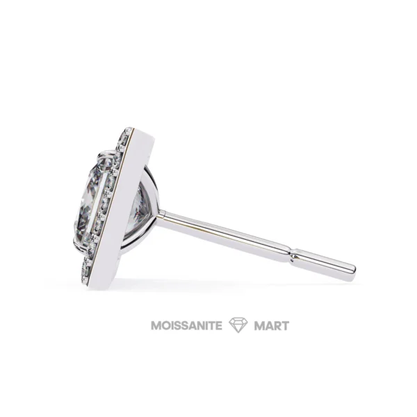Moissanite Diamond GRA Certified Earrings Tops Studs for Women (5)