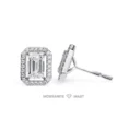 Moissanite Diamond GRA Certified Earrings Tops Studs for Women (5)