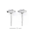 Moissanite Diamond GRA Certified Earrings Tops Studs for Women (5)