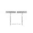 Moissanite Diamond GRA Certified Earrings Tops Studs for Women (5)