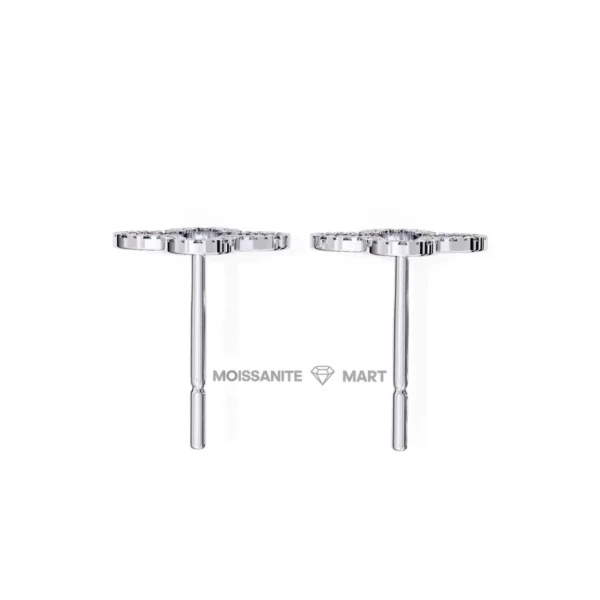 Moissanite Diamond GRA Certified Earrings Tops Studs for Women (5)