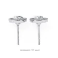 Moissanite Diamond GRA Certified Earrings Tops Studs for Women (6)