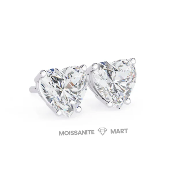 Moissanite Diamond GRA Certified Earrings Tops Studs for Women (6)