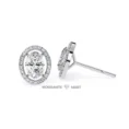 Moissanite Diamond GRA Certified Earrings Tops Studs for Women (6)