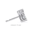 Moissanite Diamond GRA Certified Earrings Tops Studs for Women (7)