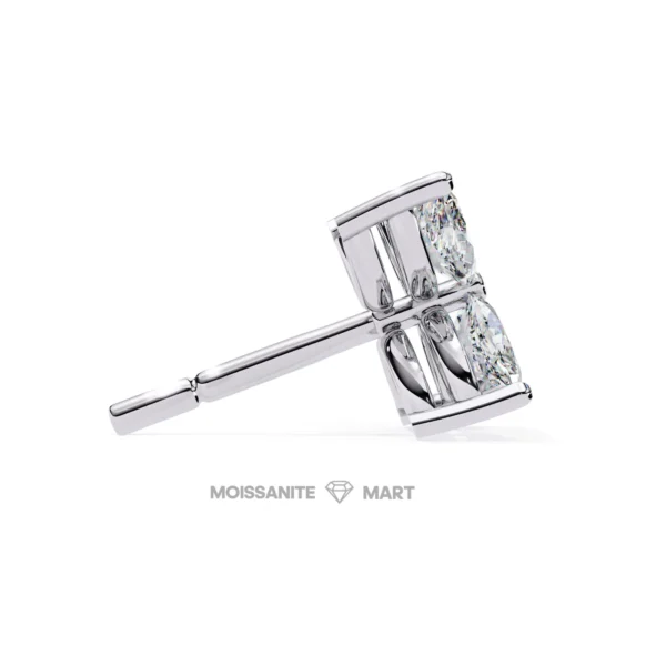Moissanite Diamond GRA Certified Earrings Tops Studs for Women (7)
