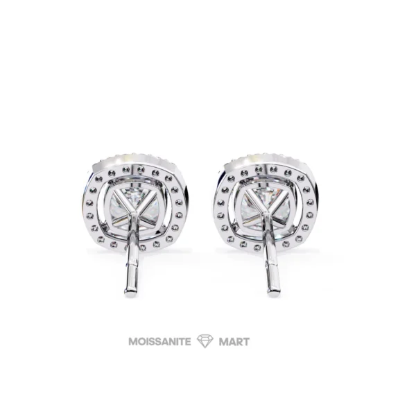 Moissanite Diamond GRA Certified Earrings Tops Studs for Women (7)