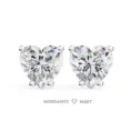 Moissanite Diamond GRA Certified Earrings Tops Studs for Women (7)