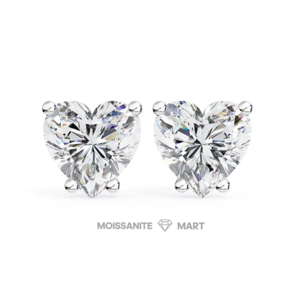 Moissanite Diamond GRA Certified Earrings Tops Studs for Women (7)