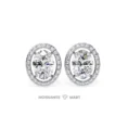 Moissanite Diamond GRA Certified Earrings Tops Studs for Women (7)