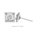 Moissanite Diamond GRA Certified Earrings Tops Studs for Women (7)