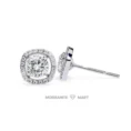 Moissanite Diamond GRA Certified Earrings Tops Studs for Women (8)