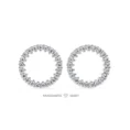 Moissanite Diamond GRA Certified Earrings Tops Studs for Women (8)