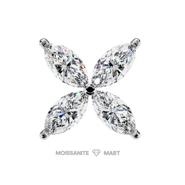 Moissanite Diamond GRA Certified Earrings Tops Studs for Women (9)