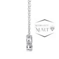 Moissanite Diamond Pendant Necklace for women in 925 silver (1)