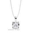 Moissanite Diamond Pendant Necklace for women in 925 silver (10)