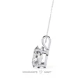 Moissanite Diamond Pendant Necklace for women in 925 silver (10)