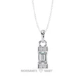 Moissanite Diamond Pendant Necklace for women in 925 silver (10)