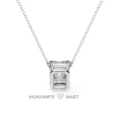 Moissanite Diamond Pendant Necklace for women in 925 silver (11)
