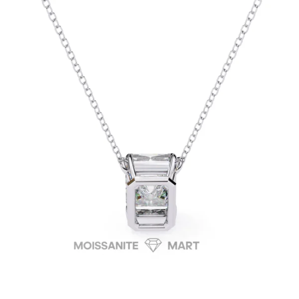 Moissanite Diamond Pendant Necklace for women in 925 silver (11)