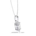 Moissanite Diamond Pendant Necklace for women in 925 silver (12)
