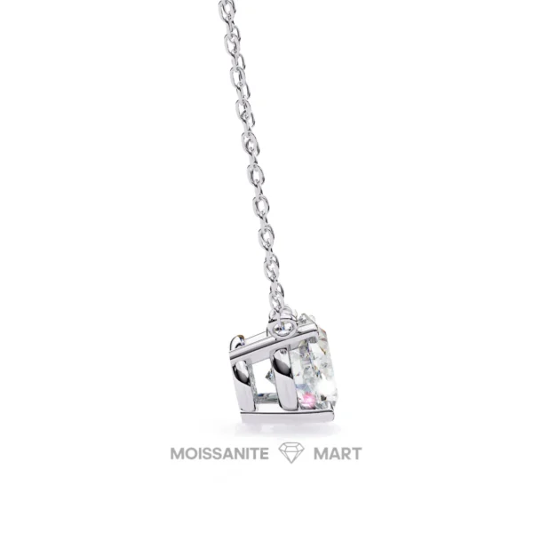 Moissanite Diamond Pendant Necklace for women in 925 silver (12)