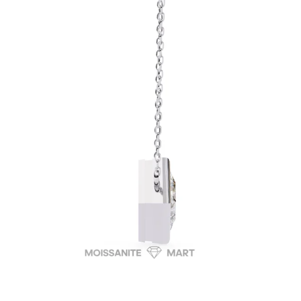 Moissanite Diamond Pendant Necklace for women in 925 silver (12)