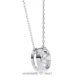 Moissanite Diamond Pendant Necklace for women in 925 silver (13)