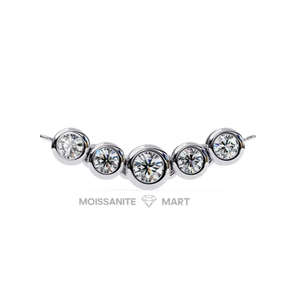 Moissanite Diamond Pendant Necklace for women in 925 silver (13)