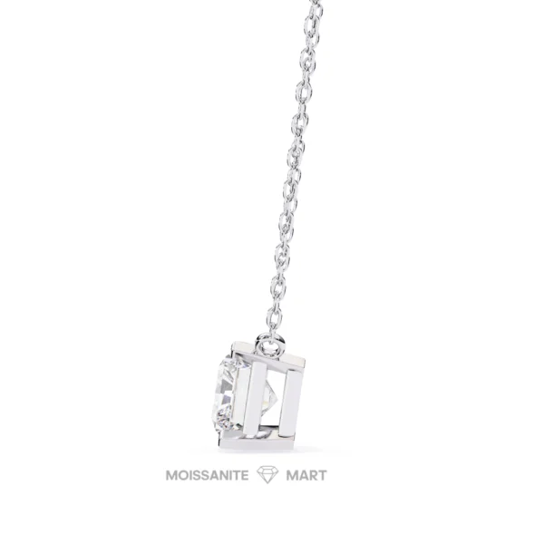 Moissanite Diamond Pendant Necklace for women in 925 silver (14)