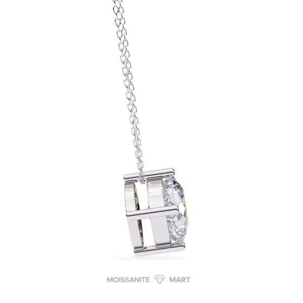 Moissanite Diamond Pendant Necklace for women in 925 silver (14)