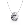 Moissanite Diamond Pendant Necklace for women in 925 silver (14)