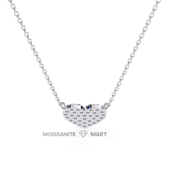 Moissanite Diamond Pendant Necklace for women in 925 silver (14)