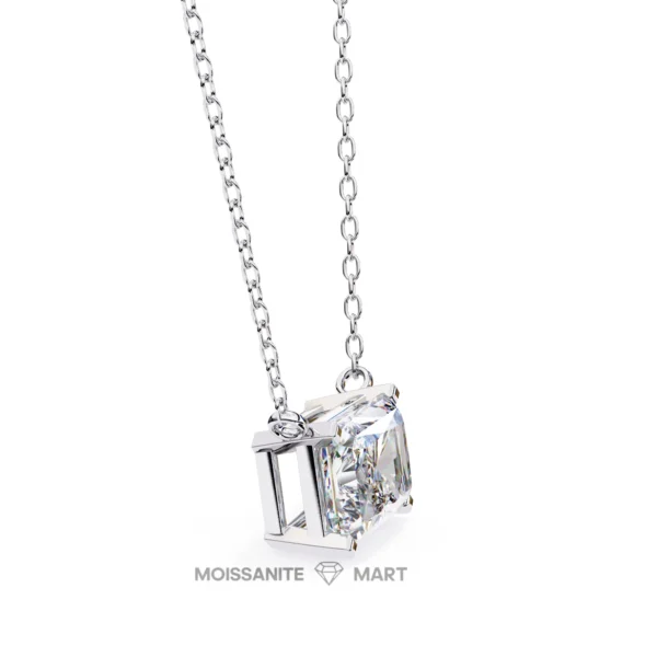 Moissanite Diamond Pendant Necklace for women in 925 silver (15)