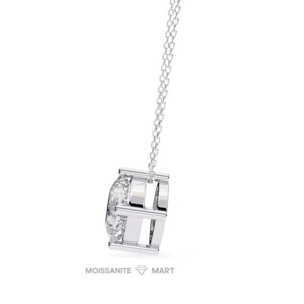 Moissanite Diamond Pendant Necklace for women in 925 silver (15)