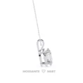 Moissanite Diamond Pendant Necklace for women in 925 silver (15)
