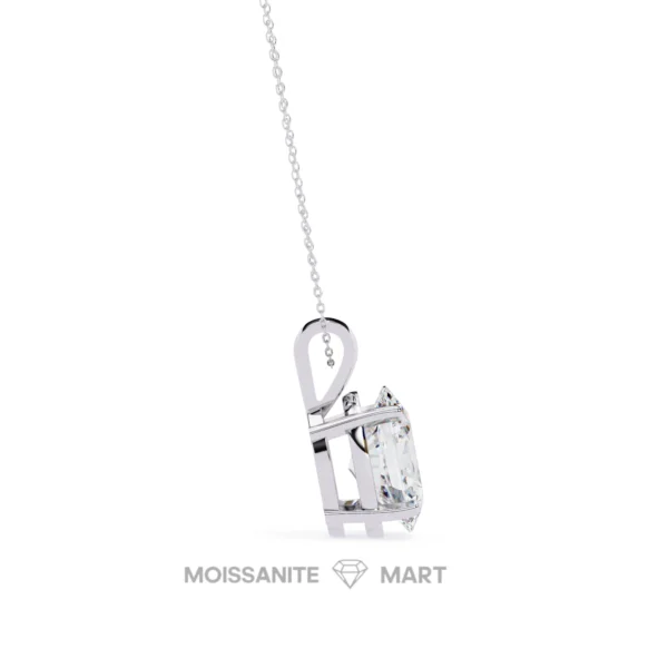 Moissanite Diamond Pendant Necklace for women in 925 silver (15)