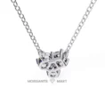 Moissanite Diamond Pendant Necklace for women in 925 silver (15)