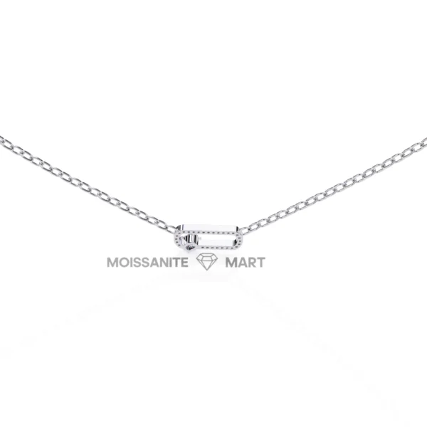 Moissanite Diamond Pendant Necklace for women in 925 silver (15)