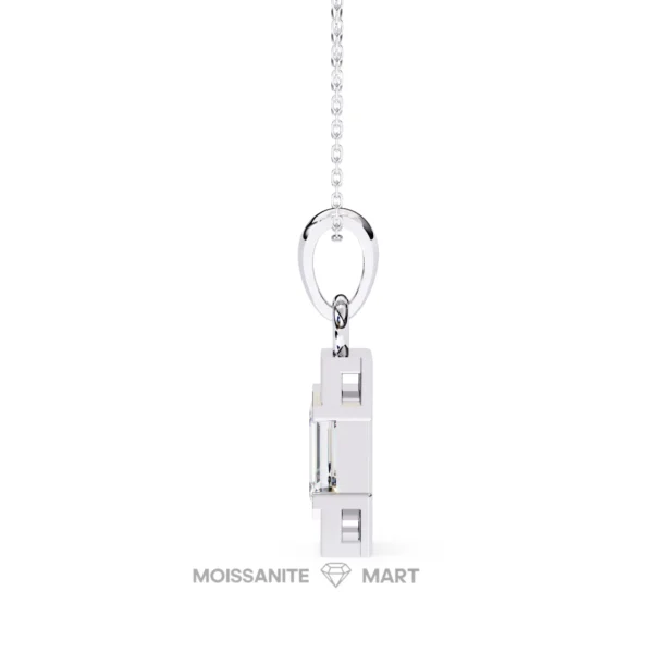 Moissanite Diamond Pendant Necklace for women in 925 silver (15)