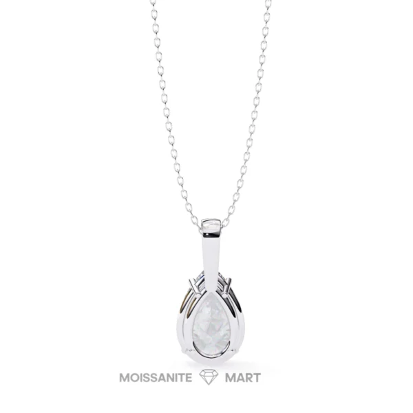 Moissanite Diamond Pendant Necklace for women in 925 silver (16)