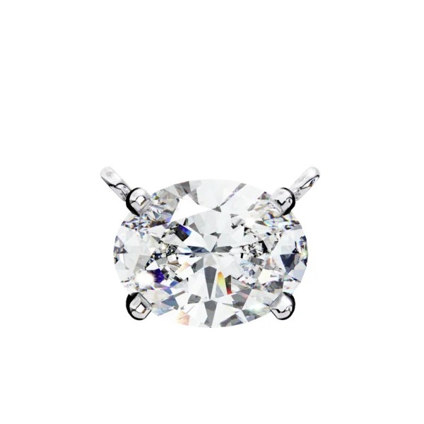 Moissanite Diamond Pendant Necklace for women in 925 silver (16)