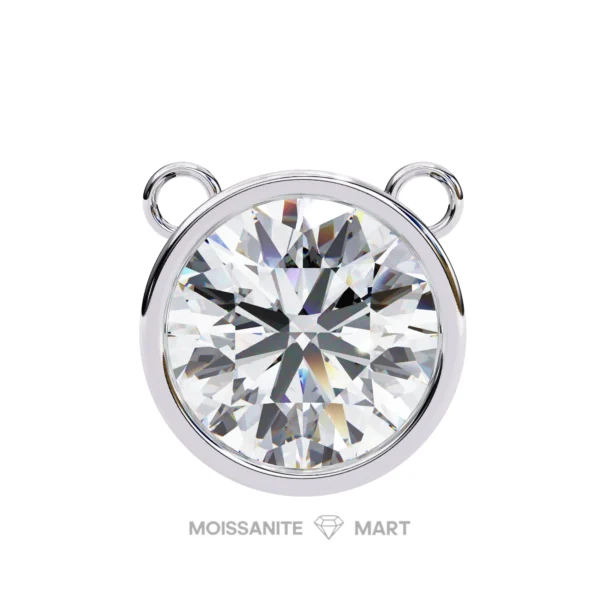Moissanite Diamond Pendant Necklace for women in 925 silver (16)